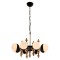 Modi Lighting Mod-60318-8S Sarı Kaplama Modern Avize E27 Metal Cam 105cm