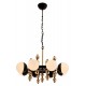 AVONNI AV-60318-8S Sarı Kaplama Modern Avize E27 Metal Cam 105cm AVONNI AV-60318-8S Sarı Kaplama Modern Avize E27 Metal Cam 105cm