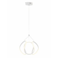AVONNI AV-60335-BBY Beyaz Boyalı Modern Avize LED Metal Pleksi 35cm
