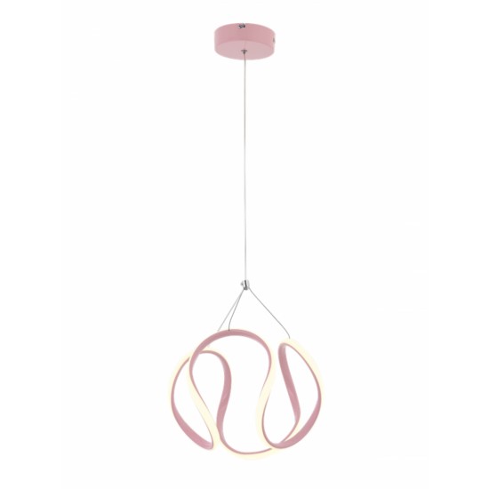 AVONNI AV-60335-PM Pembe Boyalı Modern Avize LED Metal Pleksi 35cm