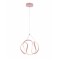AVONNI AV-60335-PM Pembe Boyalı Modern Avize LED Metal Pleksi 35cm