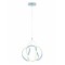 AVONNI AV-60335-TK Turkuaz Boyalı Modern Avize LED Metal Pleksi 35cm