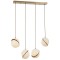 Modi Lighting Mod-60350-4EY Eskitme Kaplama Modern Avize E27 Metal Pleksi 80x4cm