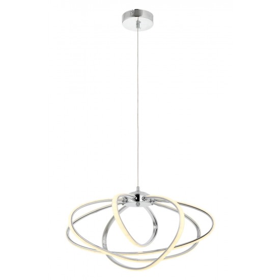 AVONNI AV-60353-4K Krom Kaplama Modern Avize LED Metal 51cm