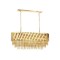 Modi Lighting Mod-60354-120X40S Sarı Kaplama Modern Avize E27 Metal Paslanmaz 120x40cm