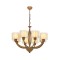 Modi Lighting Mod-60362-8E Eskitme Kaplama Modern Avize E27 Metal Kumaş 65cm