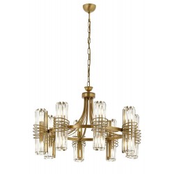 AVONNI AV-60398-8E Eskitme Kaplama Modern Avize E14 Metal Kristal 80cm