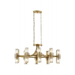 AVONNI AV-60398-8E-YM Eskitme Kaplama Modern Avize E14 Metal Kristal 100x60cm