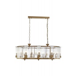 AVONNI AV-60401-8E-YM Eskitme Kaplama Modern Avize E14 Metal Kristal 105x40cm