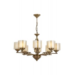 AVONNI AV-60402-8E Eskitme Kaplama Modern Avize E27 Metal Cam 80cm