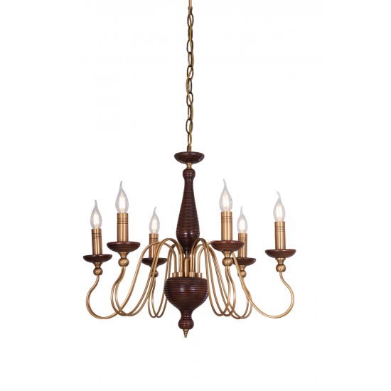 AVONNI AV-60433-6E Eskitme Kaplama Modern Avize E14 Metal 60cm