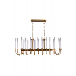 AVONNI AV-60434-24E-YM Eskitme Kaplama Modern Avize LED Metal 58x110cm