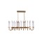 AVONNI AV-60434-24E-YM Eskitme Kaplama Modern Avize LED Metal 58x110cm