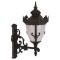 Modi Lighting BAP-68089-BSY-OP Siyah Boyalı Dış Mekan Aydınlatma E27 Aluminyum Döküm Dip Polikarbon Cam 40cm