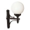 Modi Lighting BAP-68160-BSY-OP Siyah Boyalı Dış Mekan Aydınlatma E27 ABS Polietilen Cam 35x25cm