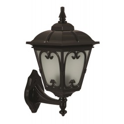 Modi Lighting BAP-68181-BSY-M3 Siyah Boyalı Dış Mekan Aydınlatma E27 ABS Polikarbon Cam 25x20cm