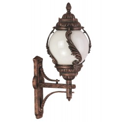 Modi Lighting BAP-68182-BKR Kahverengi Boyalı Dış Mekan Aydınlatma E27 ABS Akrilik Cam 40x30cm