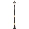 AVONNI BDR-68004-1SOP Sarı/Siyah Boyalı Dış Mekan Aydınlatma E27 Aluminyum Döküm Dip Polikarbon Cam 30cm