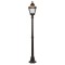 AVONNI BDR-68011-1BSY-KOP Kahverengi/Siyah Boyalı Dış Mekan Aydınlatma E27 Aluminyum Döküm Dip Polikarbon Cam 26cm