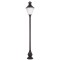 AVONNI BDR-68017-BSY-OP Siyah Boyalı Dış Mekan Aydınlatma E27 Aluminyum Döküm Dip Polikarbon Cam 45cm