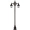 AVONNI BDR-68034-2BSY-OP Siyah Boyalı Dış Mekan Aydınlatma E27 Aluminyum Cam 90x23cm