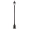 AVONNI BDR-68038-1BSY-OP Siyah Boyalı Dış Mekan Aydınlatma E27 Aluminyum Döküm Dip Cam 30cm