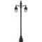 AVONNI BDR-68038-2BSY-M3-OP Siyah Boyalı Dış Mekan Aydınlatma E27 Aluminyum Döküm Dip Cam 90x30cm