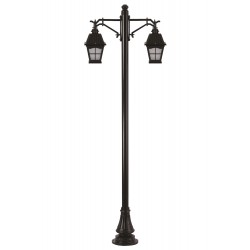AVONNI BDR-68039-2BSY-M2-OP Siyah Boyalı Dış Mekan Aydınlatma E27 Aluminyum Döküm Dip Cam 90x23cm