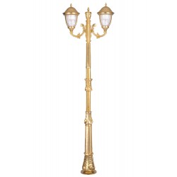 Modi Lighting BDR-68053-2BSA-M2 Sarı Boyalı Dış Mekan Aydınlatma E27 Aluminyum Döküm Dip Polikarbon Cam 75cm