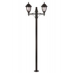 Modi Lighting BDR-68053-2BSY-M2 Siyah Boyalı Dış Mekan Aydınlatma E27 Aluminyum Döküm Dip Polikarbon Cam 80x25cm