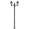 AVONNI BDR-68053-2BSY-M2 Siyah Boyalı Dış Mekan Aydınlatma E27 Aluminyum Döküm Dip Polikarbon Cam 80x25cm
