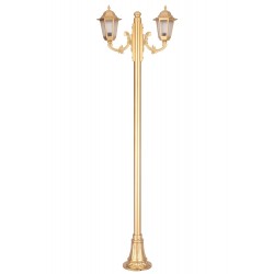 Modi Lighting BDR-68054-2BSA-M1-OP Sarı Boyalı Dış Mekan Aydınlatma E27 Aluminyum Döküm Dip Polikarbon Cam 75cm