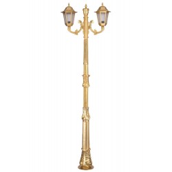 Modi Lighting BDR-68054-2BSA-M2-OP Sarı Boyalı Dış Mekan Aydınlatma E27 Aluminyum Döküm Dip Polikarbon Cam 75cm