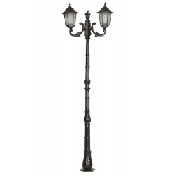 Modi Lighting BDR-68054-2BSY-M1-OP Sarı/Siyah Boyalı Dış Mekan Aydınlatma E27 Aluminyum Döküm Dip Polikarbon Cam 75cm