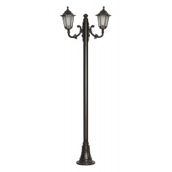 Modi Lighting BDR-68054-2BSY-M2-OP Sarı/Siyah Boyalı Dış Mekan Aydınlatma E27 Aluminyum Döküm Dip Polikarbon Cam 75x25cm