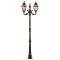 AVONNI BDR-68055-2BSY-M1 Kahverengi/Siyah Boyalı Dış Mekan Aydınlatma E27 Aluminyum Döküm Dip Polikarbon Cam 90cm