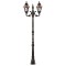 AVONNI BDR-68057-2BSY-M3 Kahverengi/Siyah Boyalı Dış Mekan Aydınlatma E27 Aluminyum Döküm Dip Polikarbon Cam 80cm
