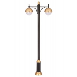 Modi Lighting BDR-68060-2BSY-M1-OP Sarı/Siyah Boyalı Dış Mekan Aydınlatma E27 Aluminyum Polikarbon Cam 90cm