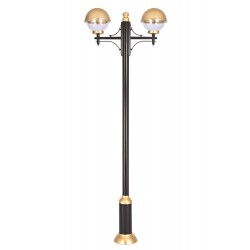 Modi Lighting BDR-68060-2BSY-M2 Sarı/Siyah Boyalı Dış Mekan Aydınlatma E27 Aluminyum Polikarbon Cam 90cm