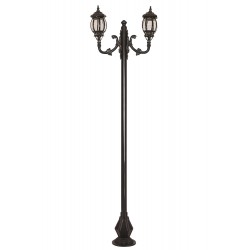 Modi Lighting BDR-68063-2BSY-M3 Siyah Boyalı Dış Mekan Aydınlatma E27 Aluminyum Döküm Dip Polikarbon Cam 85x20cm