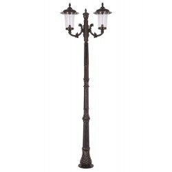 Modi Lighting BDR-68082-2BSY-M1 Siyah Boyalı Dış Mekan Aydınlatma E27 Aluminyum Döküm Dip Akrilik Cam 80cm