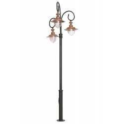 Modi Lighting BDR-68083-3BKR-M1 Sarı/Siyah Boyalı Dış Mekan Aydınlatma E27 Aluminyum Döküm Dip Polikarbon/Polietilen 90cm