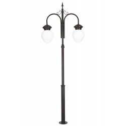 Modi Lighting BDR-68086-2BSY-M1-OP Siyah Boyalı Dış Mekan Aydınlatma E27 Aluminyum Döküm Dip Akrilik Cam 90cm