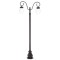 Modi Lighting BDR-68086-2BSY-M4-OP Siyah Boyalı Dış Mekan Aydınlatma E27 Aluminyum Döküm Dip Akrilik Cam 105x25cm