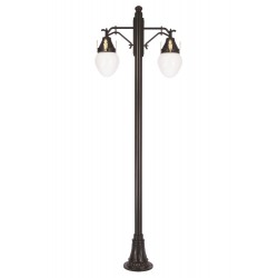 Modi Lighting BDR-68087-2BSY-OP Sarı/Siyah Boyalı Dış Mekan Aydınlatma E27 Aluminyum Döküm Dip Akrilik Cam 85cm