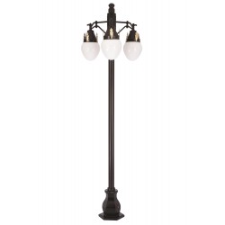 Modi Lighting BDR-68087-3BSY-OP Sarı/Siyah Boyalı Dış Mekan Aydınlatma E27 Aluminyum Döküm Dip Akrilik Cam 85cm