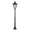 Modi Lighting BDR-68089-1BSY-OP Siyah Boyalı Dış Mekan Aydınlatma E27 Aluminyum Döküm Dip Polikarbon Cam 32cm