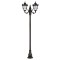 Modi Lighting BDR-68089-2BSY-OP Siyah Boyalı Dış Mekan Aydınlatma E27 Aluminyum Döküm Dip Polikarbon Cam 85cm