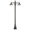 Modi Lighting BDR-68092-2BSY-M3-OP Siyah Boyalı Dış Mekan Aydınlatma E27 Aluminyum Döküm Dip Polietilen Cam 90cm