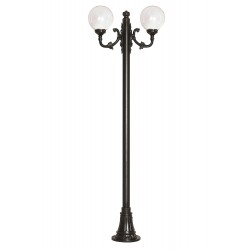 Modi Lighting BDR-68094-2BSY-M3-OP Siyah Boyalı Dış Mekan Aydınlatma E27 Aluminyum Döküm Dip Akrilik Cam 75cm